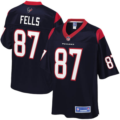 Houston Texans Darren Fells Pro Line Navy Football Jersey product image