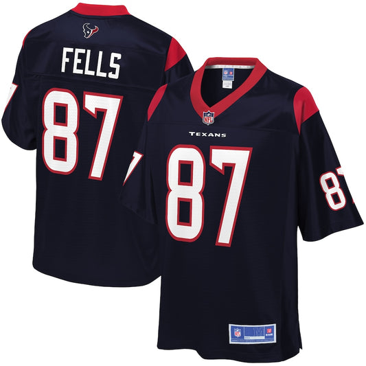 Houston Texans Darren Fells Pro Line Navy Football Jersey product image