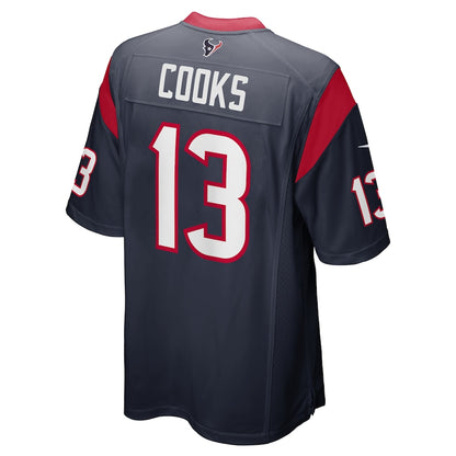Houston Texans Brandin Cooks Game Navy Football Jersey product image