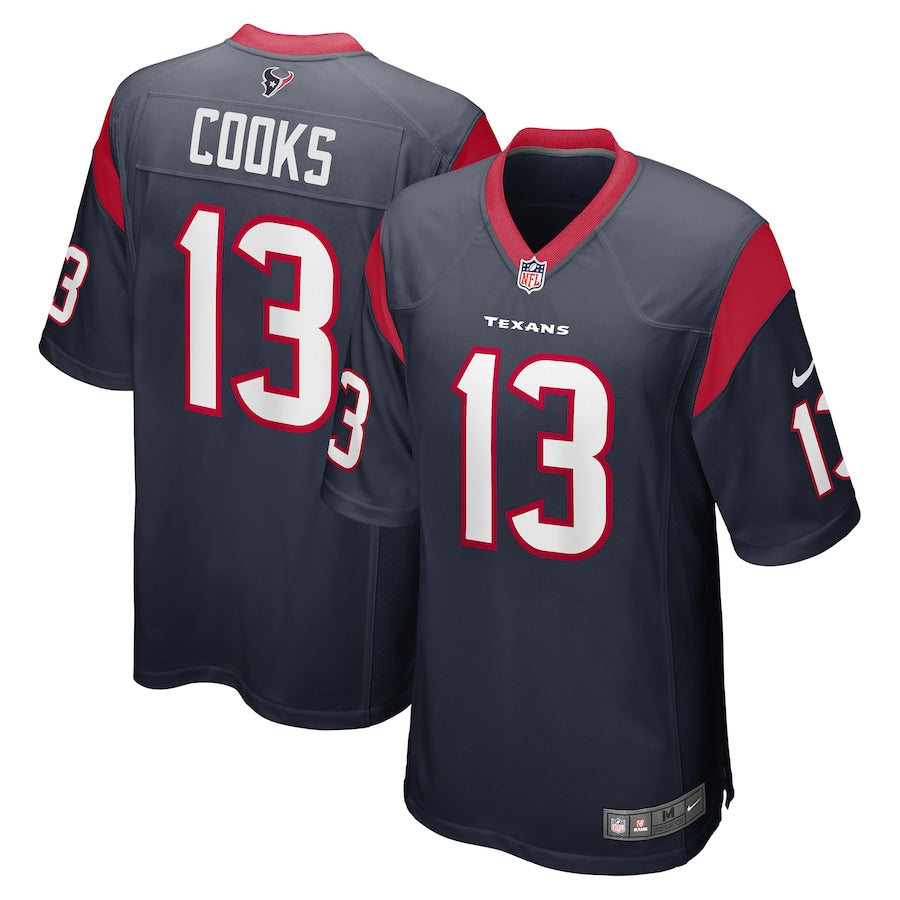 Houston Texans Brandin Cooks Game Navy Football Jersey product image