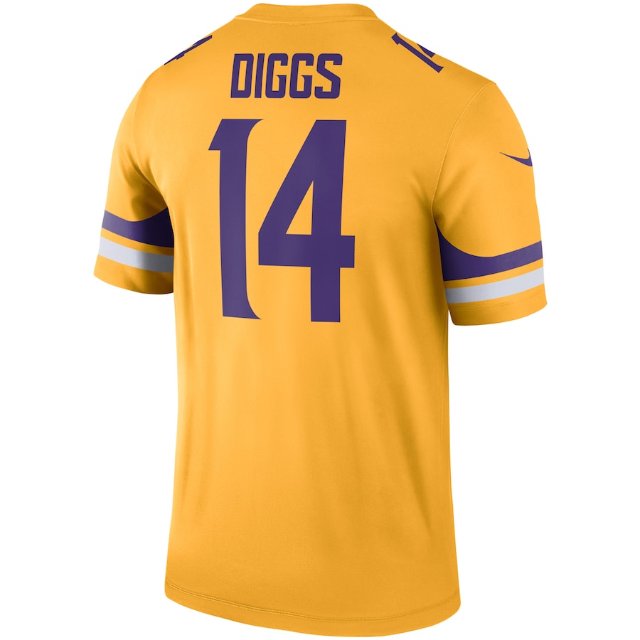 Minnesota Vikings Stefon Diggs Gold Football Jersey product image