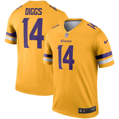 Minnesota Vikings Stefon Diggs Gold Football Jersey product image