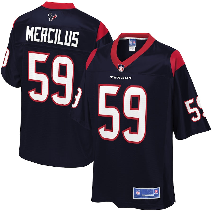 Houston Texans Whitney Mercilus Pro Line Team Color Football Jersey product image