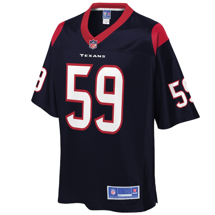 Houston Texans Whitney Mercilus Pro Line Team Color Football Jersey product image