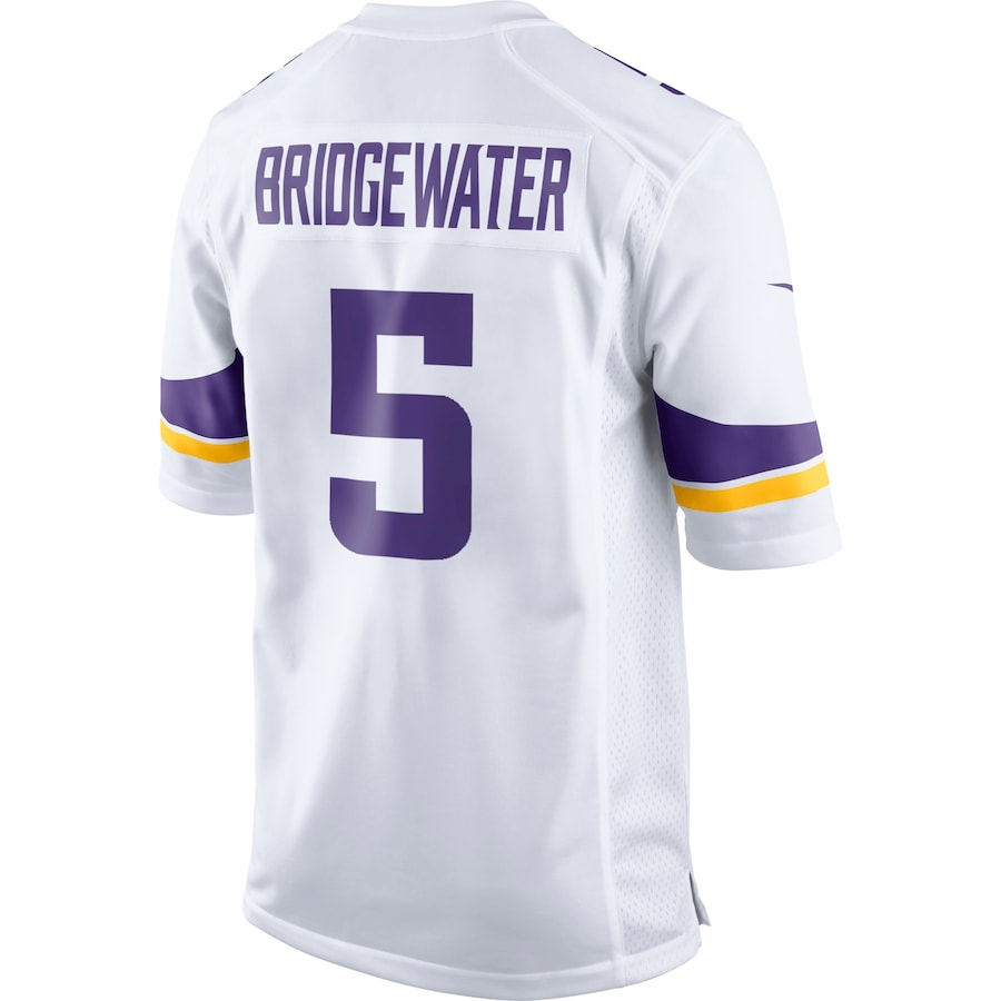 Minnesota Vikings Teddy Bridgewater Game White Football Jersey product image