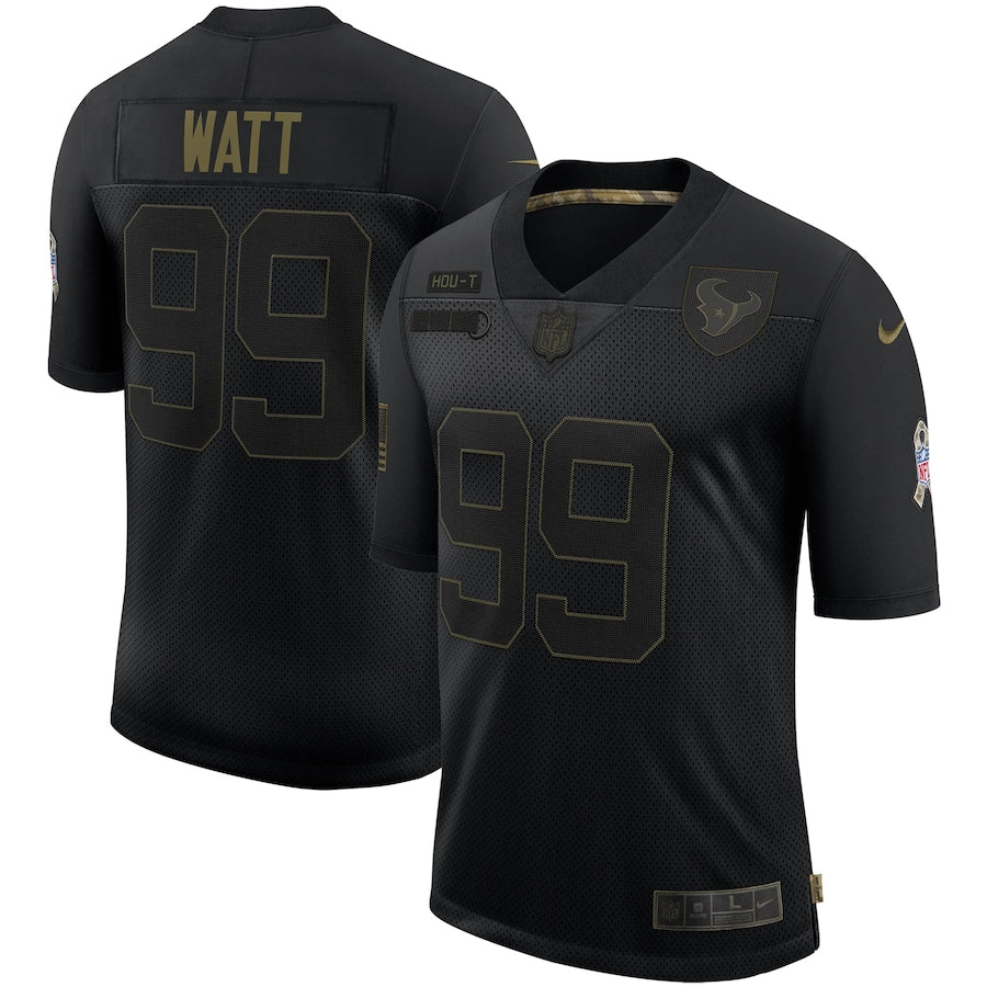 Houston Texans J.j. Watt Limited Salute To Service Black Football Jersey product image