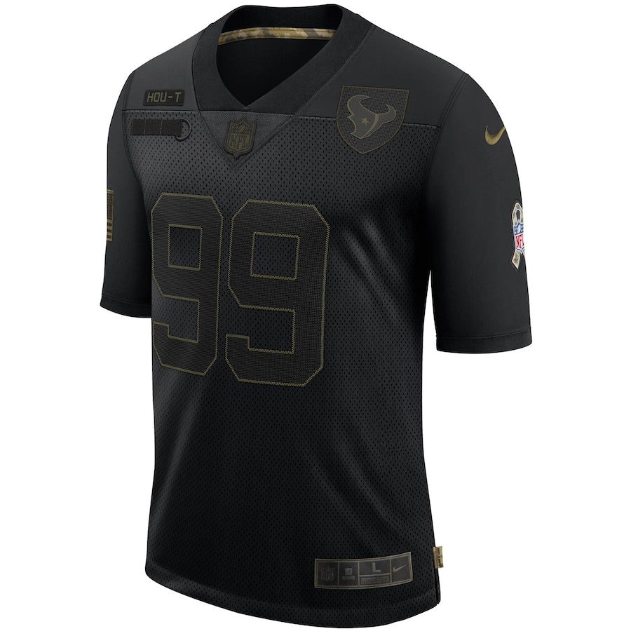 Houston Texans J.j. Watt Limited Salute To Service Black Football Jersey product image