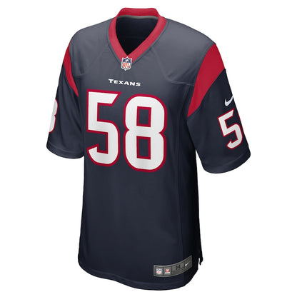 Houston Texans Peter Kalambayi Game Navy Football Jersey product image