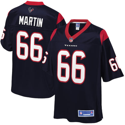 Houston Texans Nick Martin Pro Line Navy Football Jersey product image