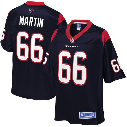 Houston Texans Nick Martin Pro Line Navy Football Jersey product image