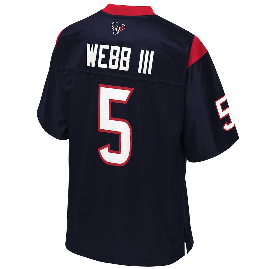 Houston Texans Joe Webb Pro Line Navy Football Jersey product image