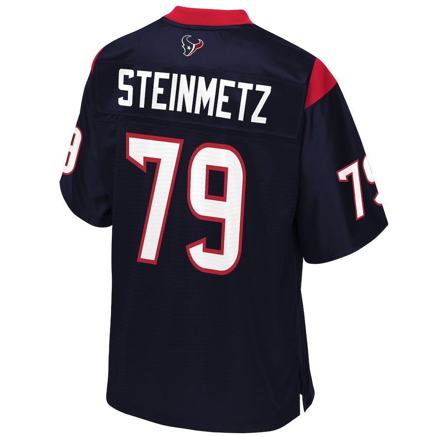 Houston Texans David Steinmetz Pro Line Navy Football Jersey product image