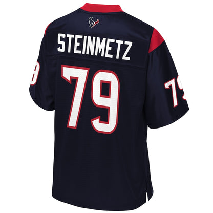 Houston Texans David Steinmetz Pro Line Navy Football Jersey product image
