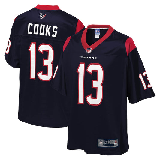 Houston Texans Brandin Cooks Pro Line Big & Tall Navy Football Jersey product image