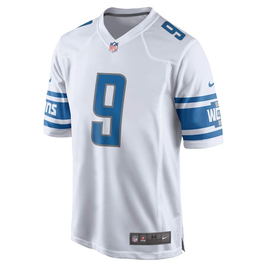 Detroit Lions Matthew Stafford 2017 Game White Football Jersey product image