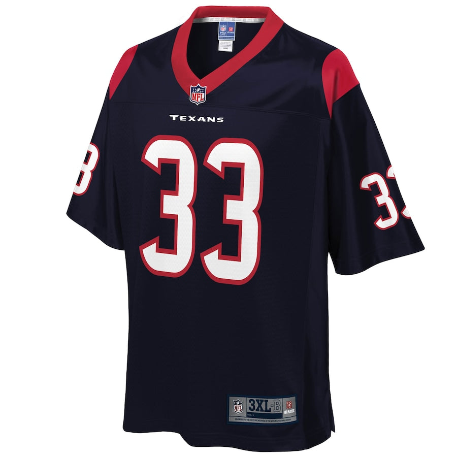 Houston Texans A.j. Moore Jr. Pro Line Big & Tall Navy Football Jersey product image