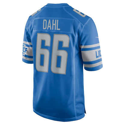 Detroit Lions Joe Dahl Game Blue Football Jersey product image