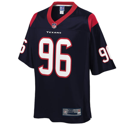 Houston Texans Ira Savage-Lewis Pro Line Big & Tall Navy Football Jersey product image