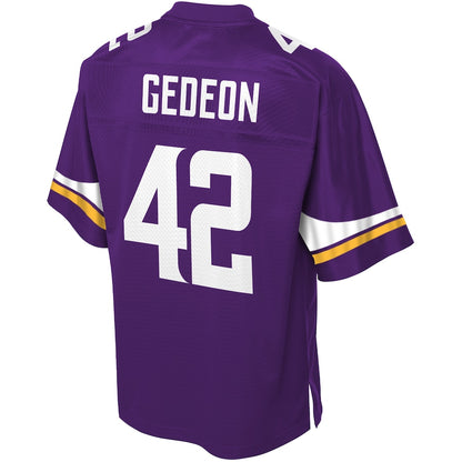Minnesota Vikings Ben Gedeon Pro Line Team Color Purple Football Jersey product image