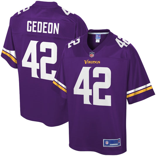 Minnesota Vikings Ben Gedeon Pro Line Team Color Purple Football Jersey product image