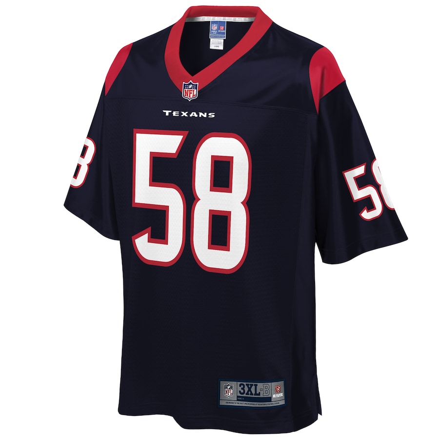 Houston Texans Peter Kalambayi Pro Line Big & Tall Navy Football Jersey product image
