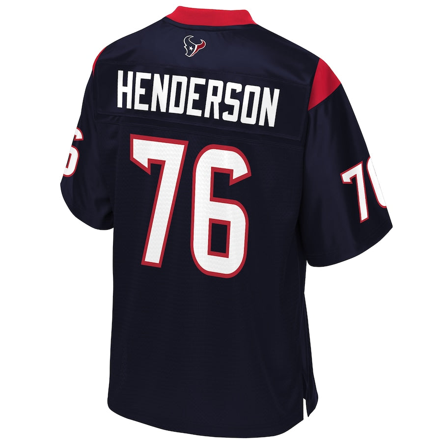 Houston Texans Seantrel Henderson Pro Line Team Color Navy Football Jersey product image