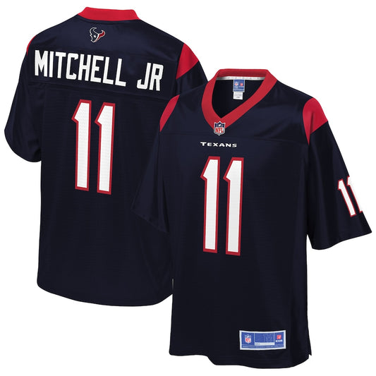 Houston Texans Steven Mitchell Jr Pro Line Navy Football Jersey product image