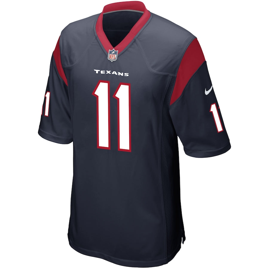 Houston Texans Jaelen Strong Game Navy Football Jersey product image