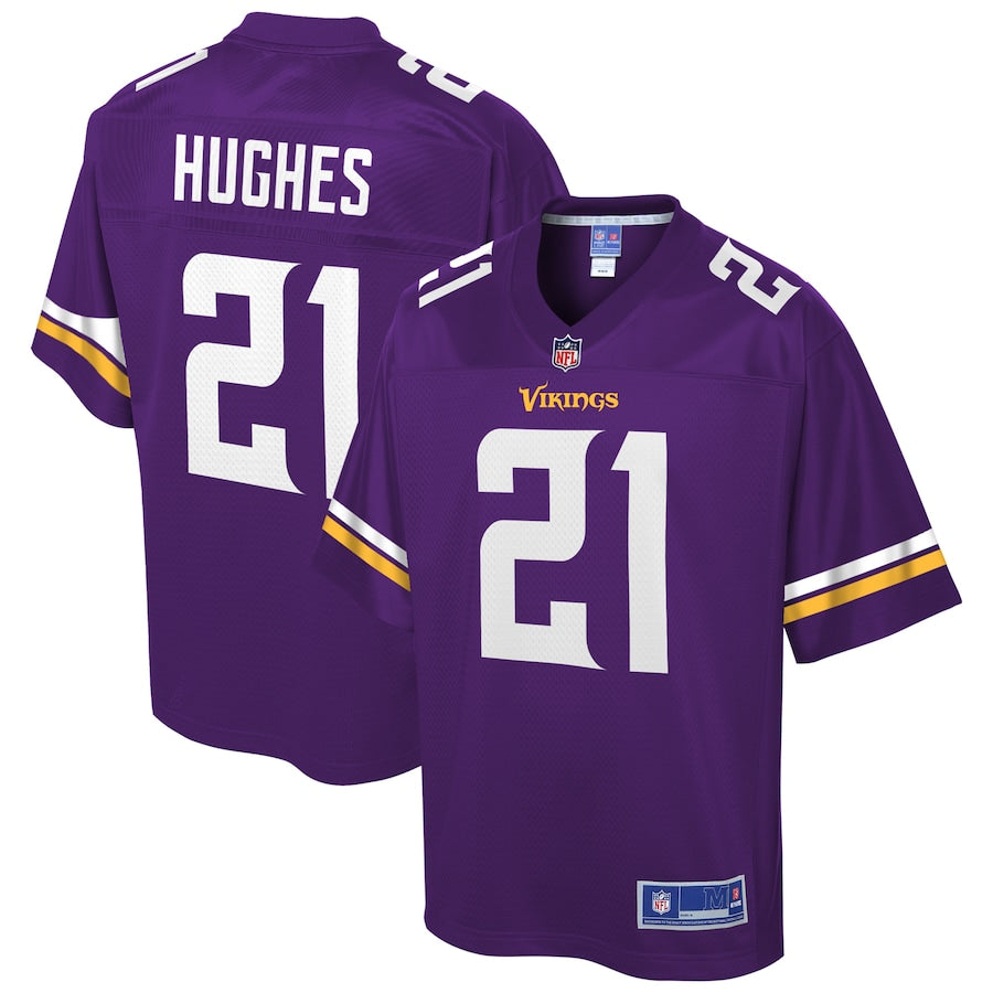 Minnesota Vikings Mike Hughes Pro Line Purple Football Jersey product image