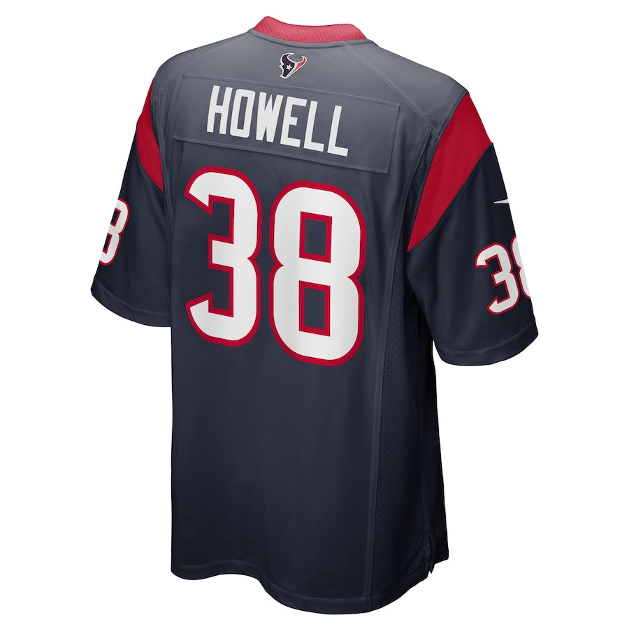 Houston Texans Buddy Howell Game Navy Football Jersey product image