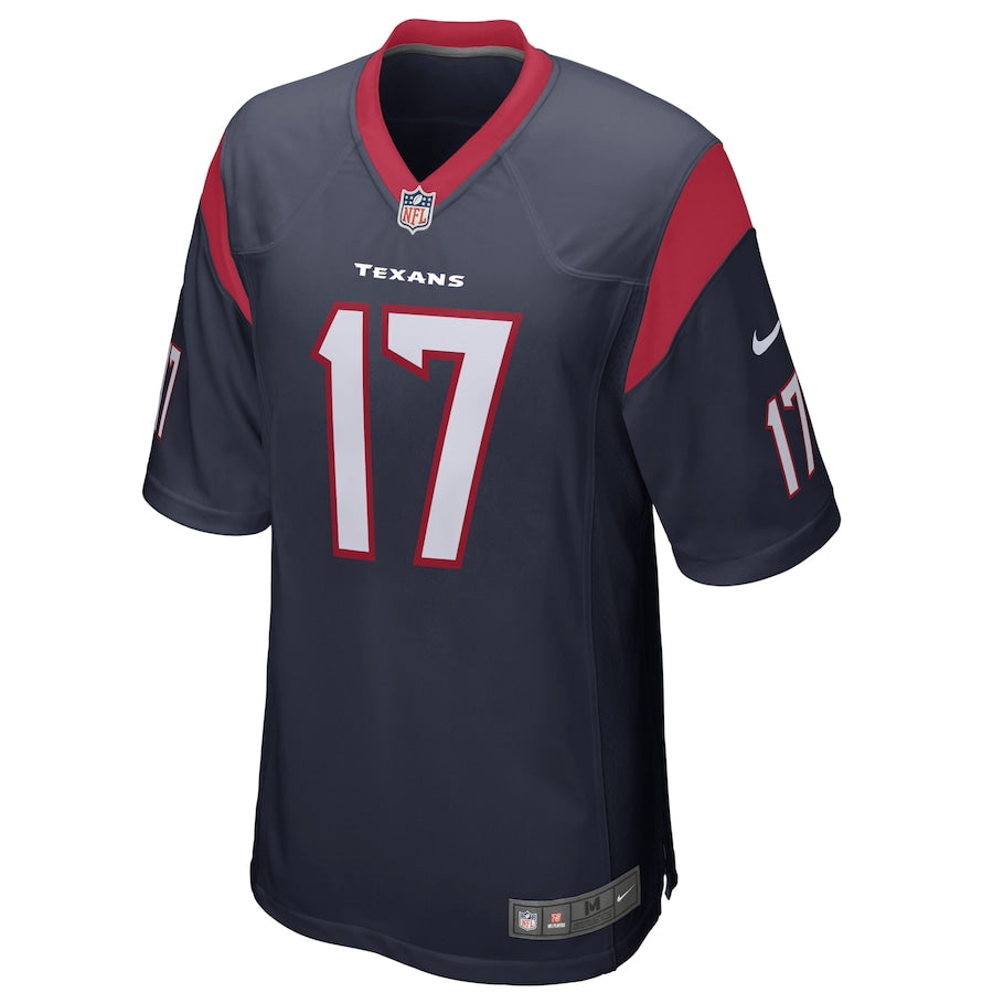 Houston Texans Brock Osweiler Game Navy Football Jersey product image