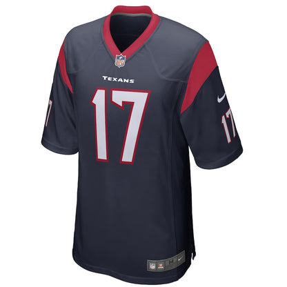 Houston Texans Brock Osweiler Game Navy Football Jersey product image