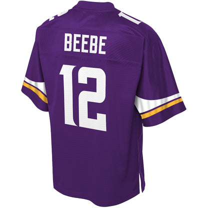Minnesota Vikings Chad Beebe Pro Line Purple Football Jersey product image