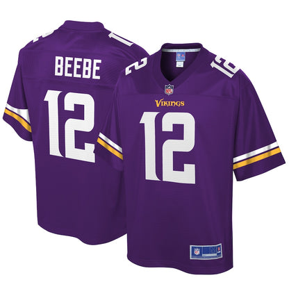 Minnesota Vikings Chad Beebe Pro Line Purple Football Jersey product image