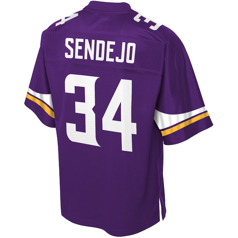 Minnesota Vikings Andrew Sendejo Pro Line Purple Football Jersey product image