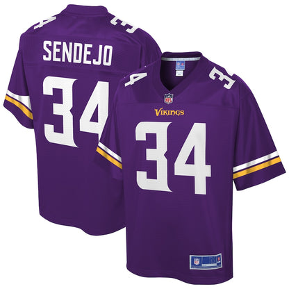 Minnesota Vikings Andrew Sendejo Pro Line Purple Football Jersey product image