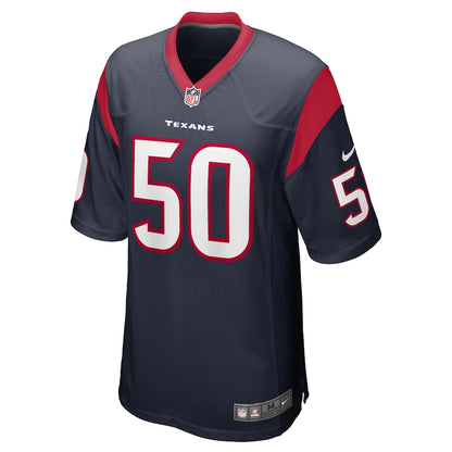 Houston Texans Tyrell Adams Game Navy Football Jersey product image