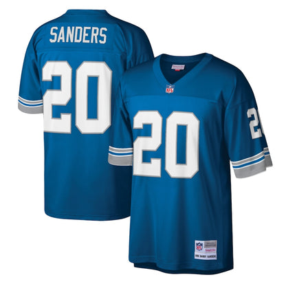 Detroit Lions Barry Sanders Legacy Blue Football Jersey product image