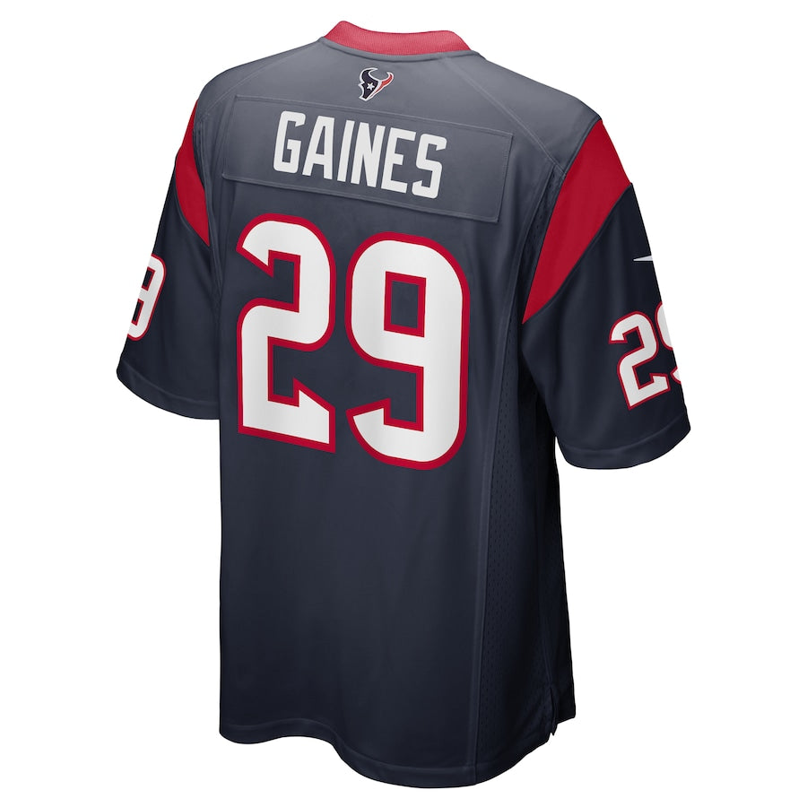 Houston Texans Phillip Gaines Game Navy Football Jersey product image