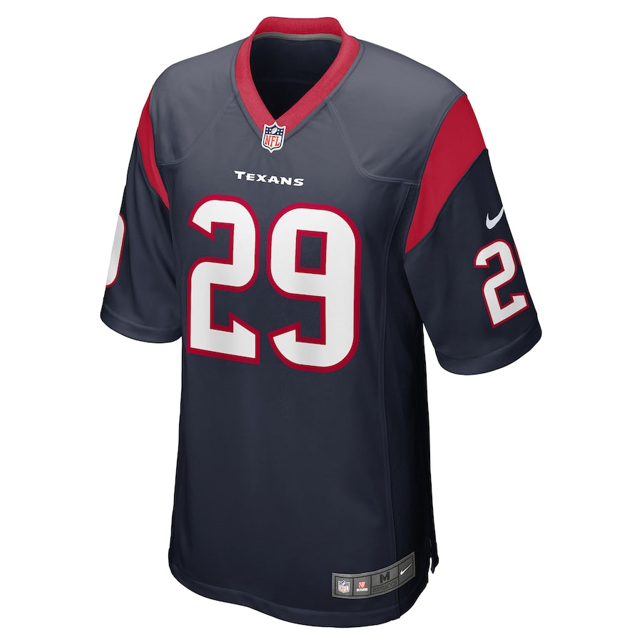 Houston Texans Phillip Gaines Game Navy Football Jersey product image