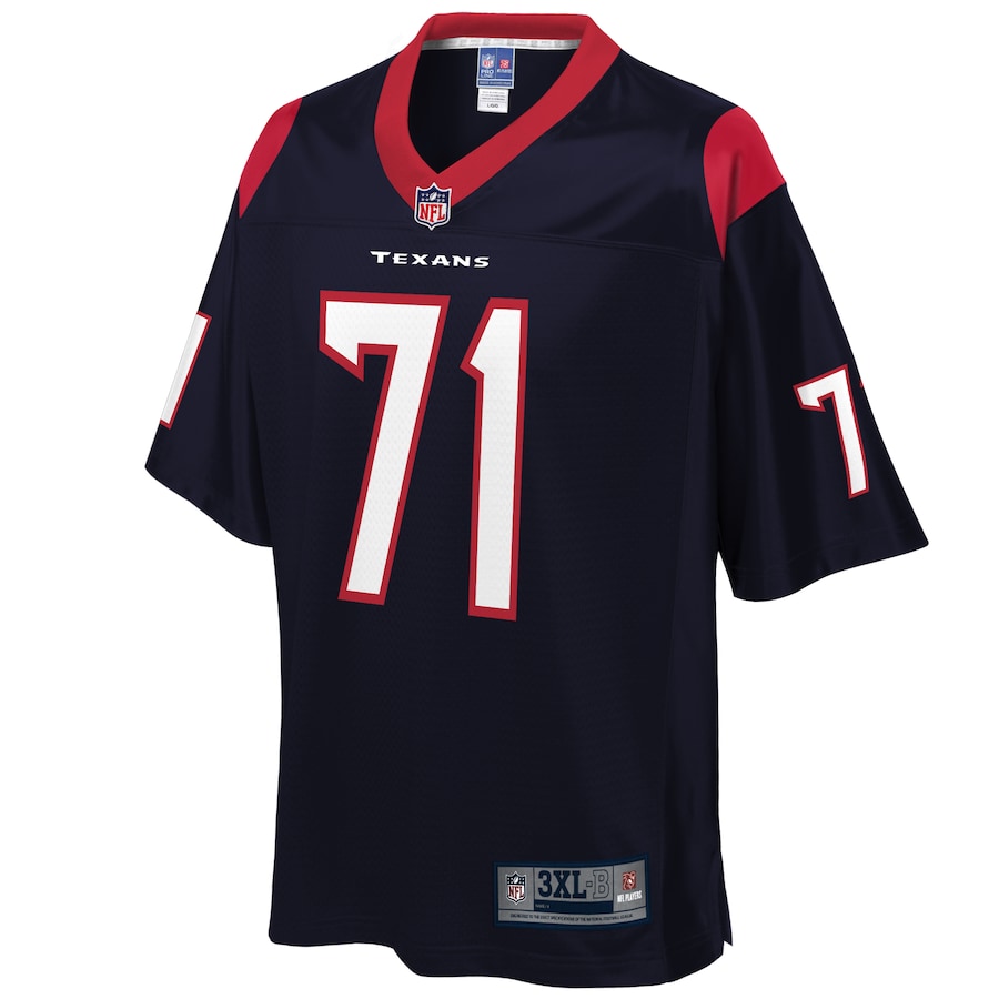 Houston Texans Tytus Howard Pro Line Big & Tall Navy Football Jersey product image
