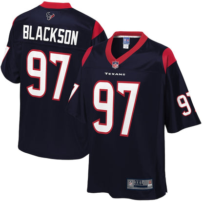 Houston Texans Angelo Blackson Pro Line Big & Tall Navy Football Jersey product image