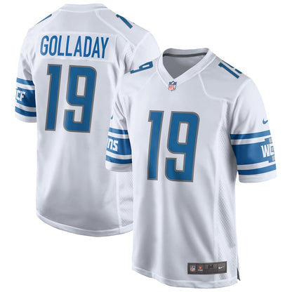 Detroit Lions Kenny Golladay Game White Football Jersey product image