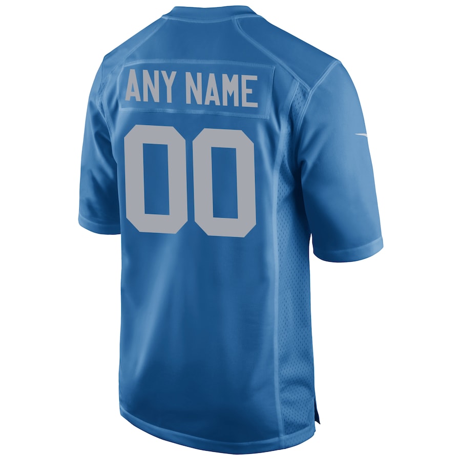 Detroit Lions Royal Custom Alternate Game Royal Football Jersey product image