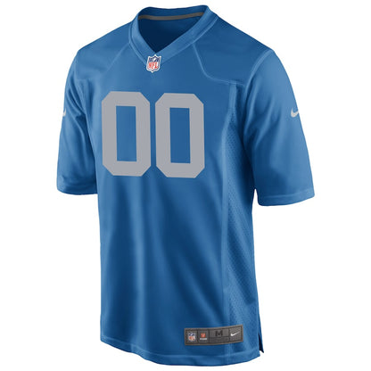 Detroit Lions Royal Custom Alternate Game Royal Football Jersey product image