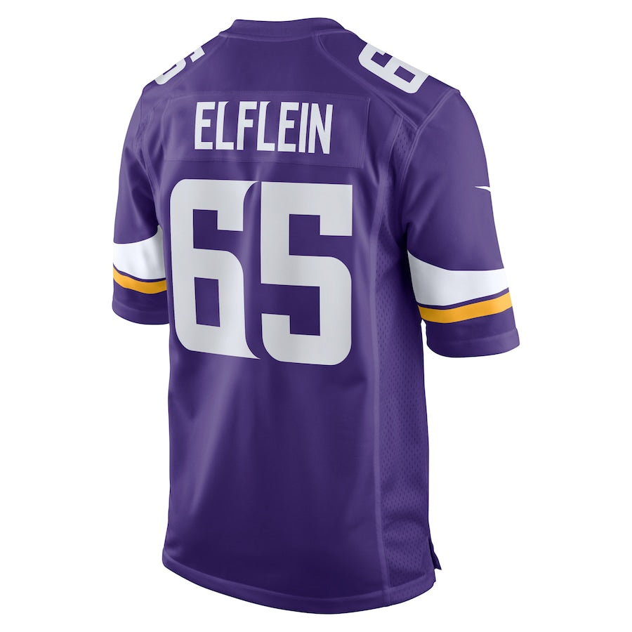 Minnesota Vikings Pat Elflein Game Purple Football Jersey product image