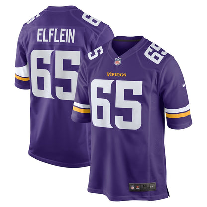 Minnesota Vikings Pat Elflein Game Purple Football Jersey product image