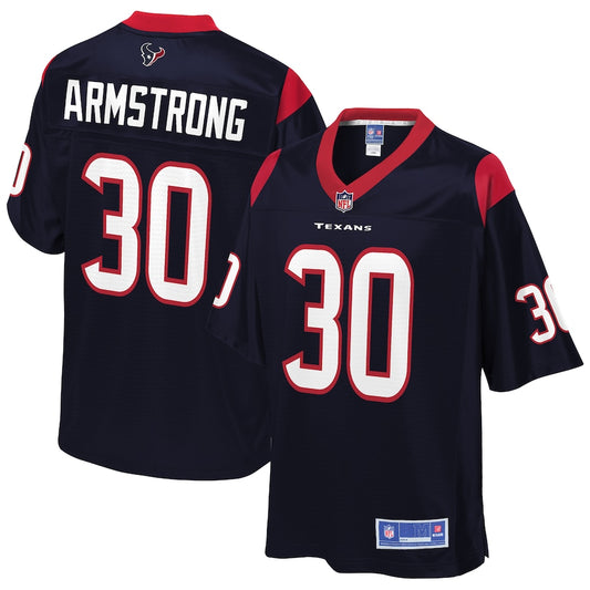 Houston Texans Cornell Armstrong Pro Line Navy Football Jersey product image