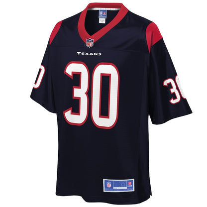 Houston Texans Cornell Armstrong Pro Line Navy Football Jersey product image