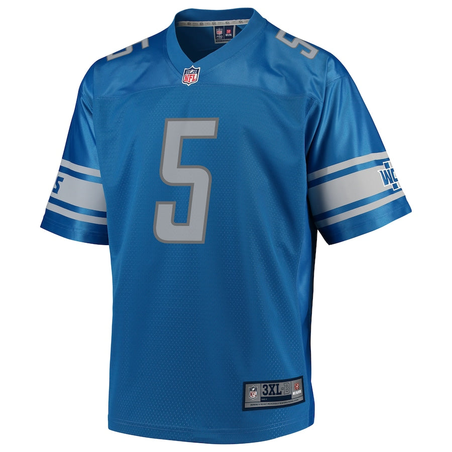 Detroit Lions Matt Prater Pro Line Big & Tall Blue Football Jersey product image